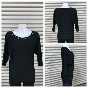 New York & Co black 3/4 sleeve sweater